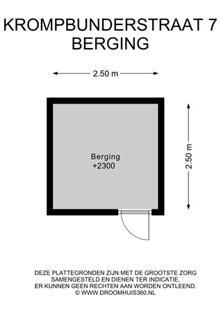 Floorplan - Krompbunderstraat 7, 6171 LK Stein